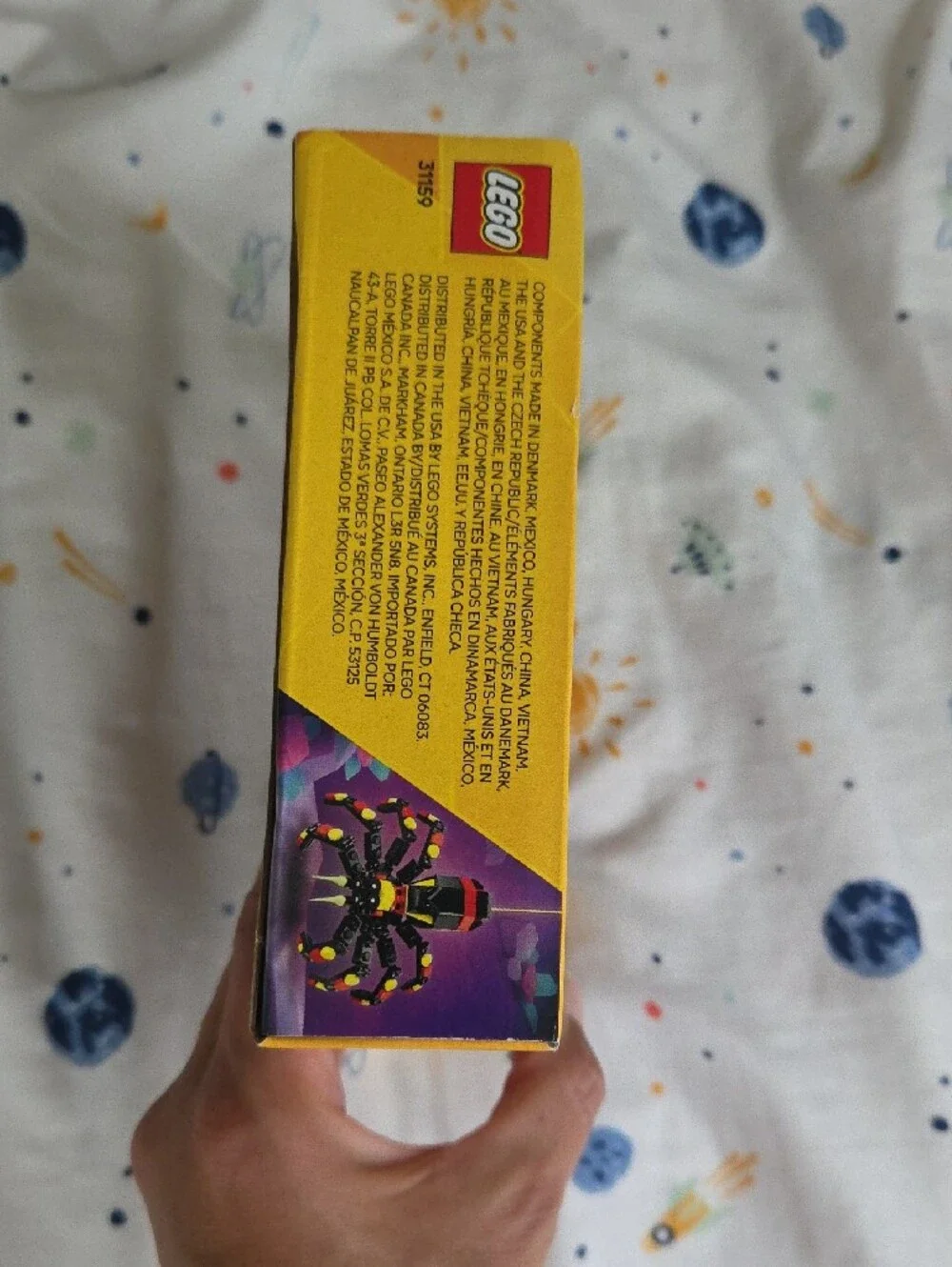 Lego Black & Red Scorpion 3-in-1 Building Set with Yellow Accents